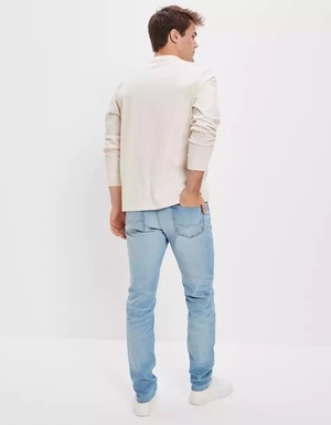 Jean American Eagle AE AirFlexAthletic Fit Bleu Homme | RZD-50797911